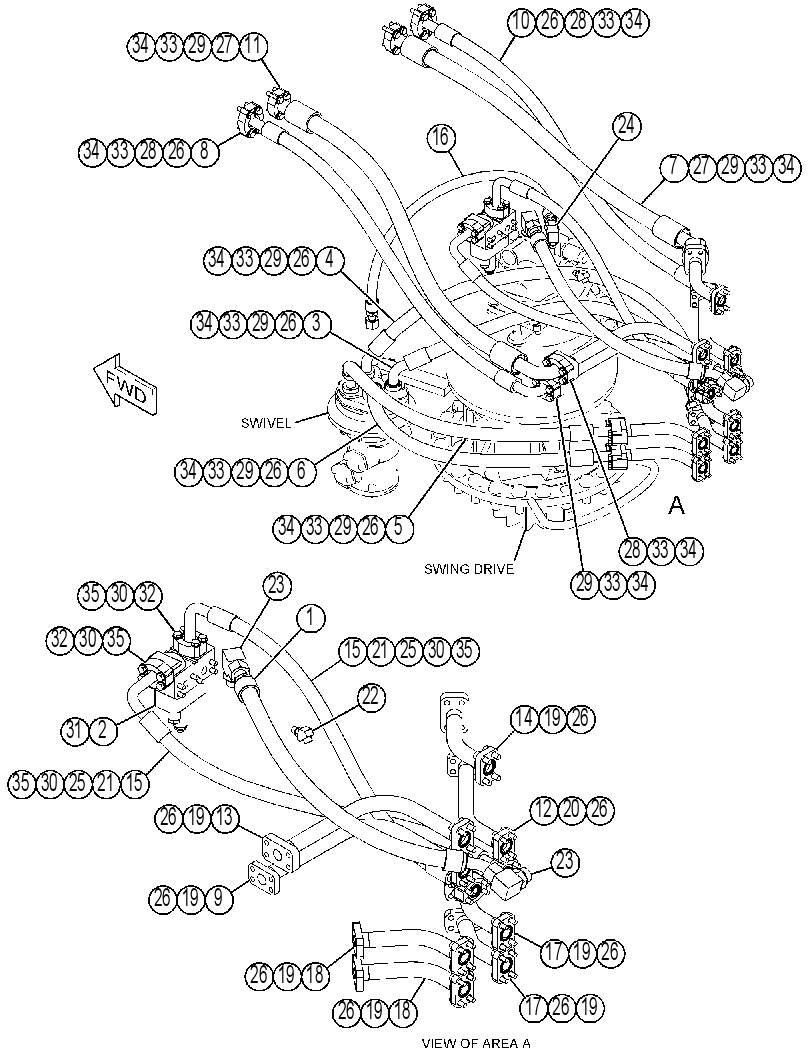 LINES GP-CONTROL 3853490 CAT