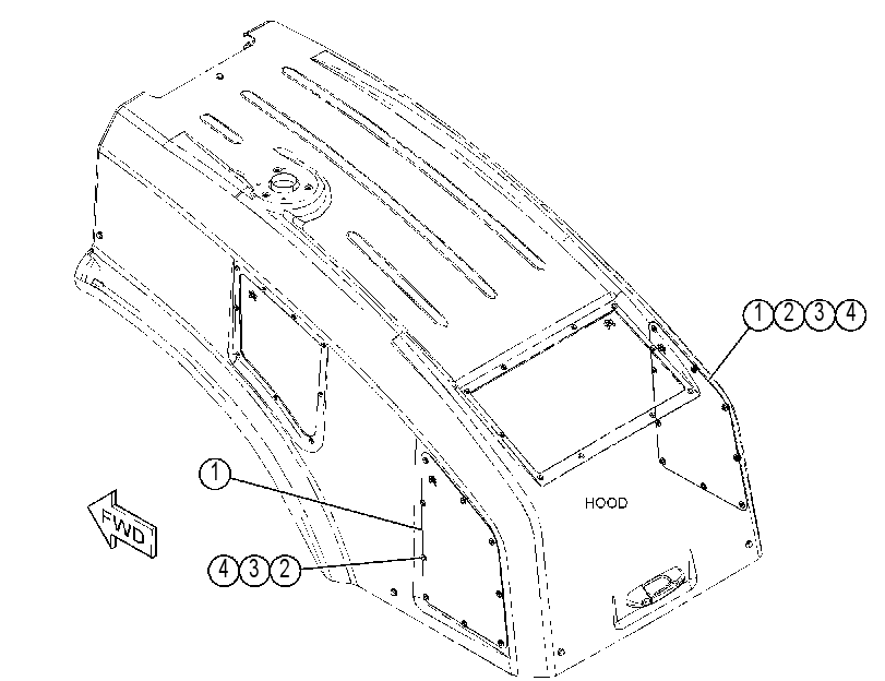 Сетка воздушная 4571544 CAT
