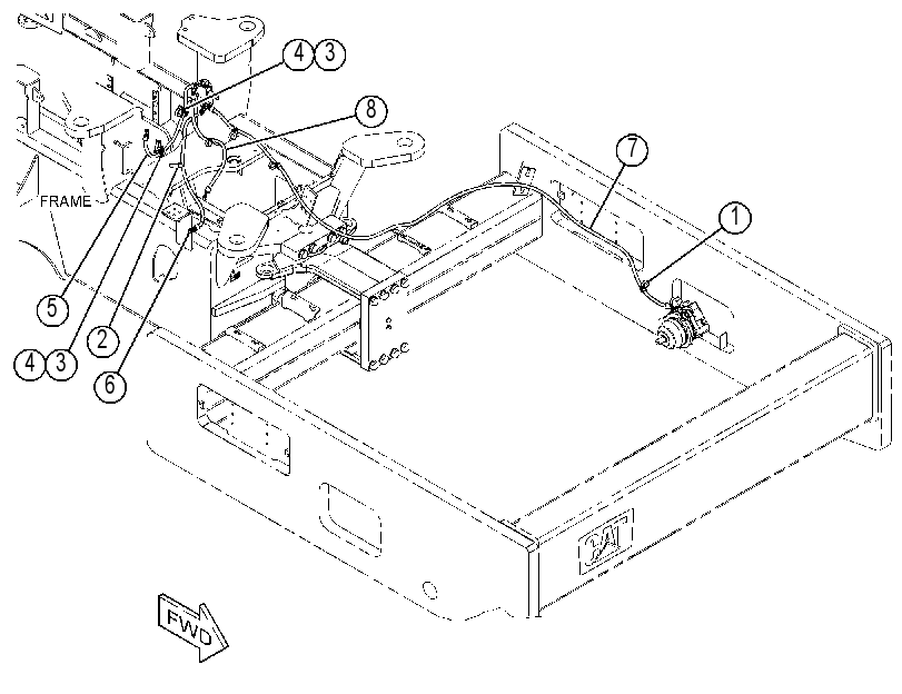 LINES GP-BRAKE & SHIFT 4631141 CAT