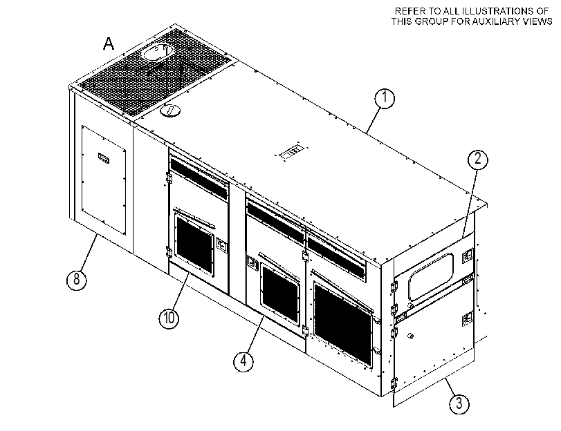 ENCLOSURE GP-GENSET 3738768 CAT