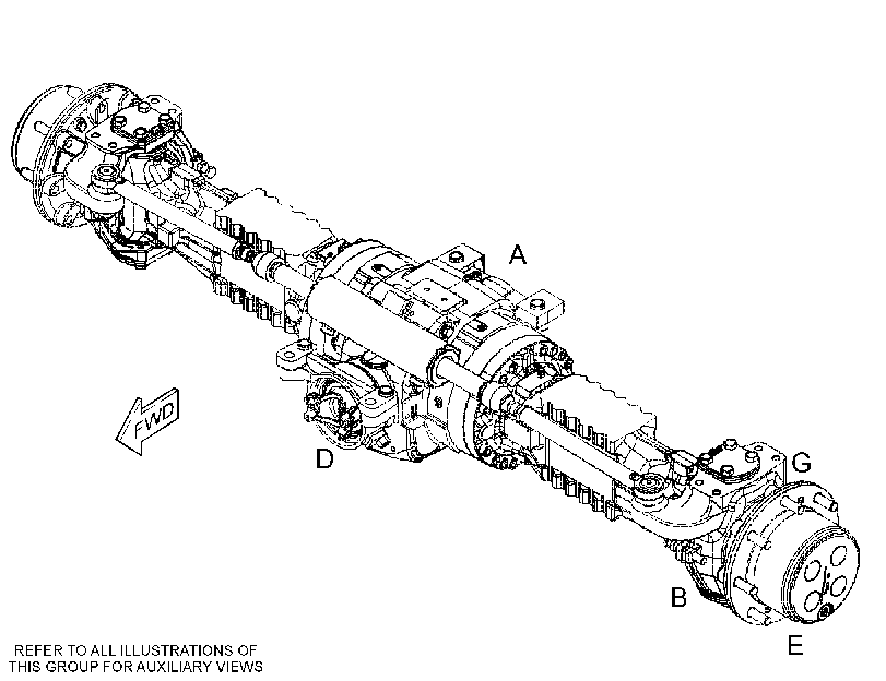 Мост задний 3148935 CAT