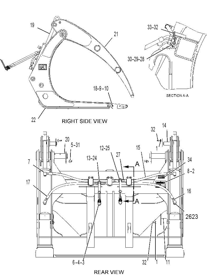 FORK GP-LOG & LUMBER 2574968 CAT