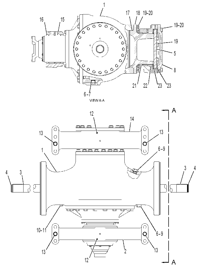 AXLE GP-OSCILLATING 2936641 CAT
