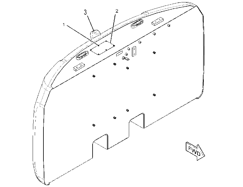 COUNTERWEIGHT AS 3415337 CAT