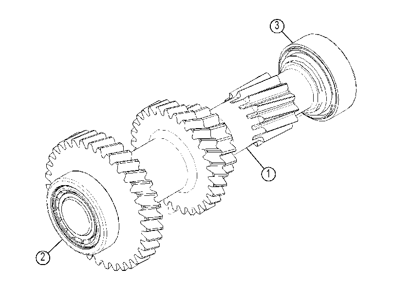 SHAFT GP-COUNTER 4480377 CAT