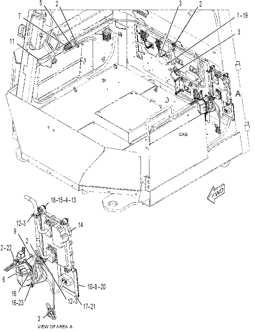 WIRING GP-TRANSMISSION CONTROL 4419380 CAT
