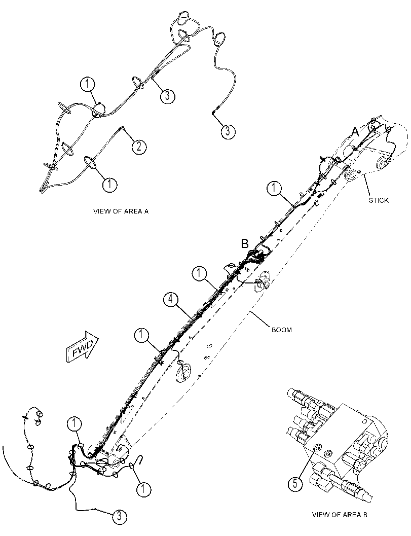 MOUNTING GP-GREASE LINES 4538731 CAT