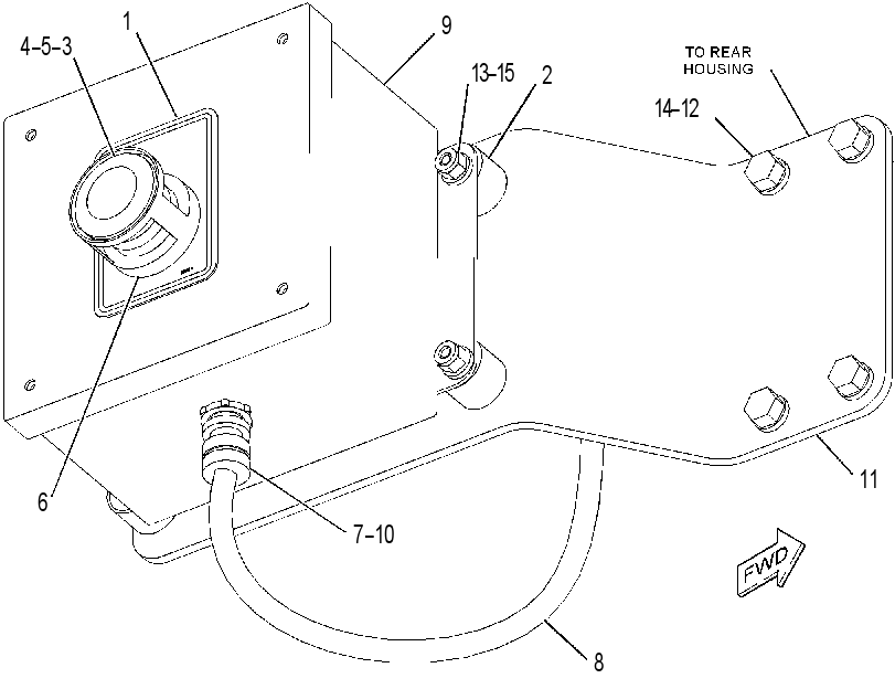 CONTROL GP-MANUAL START/STOP 2320786 CAT