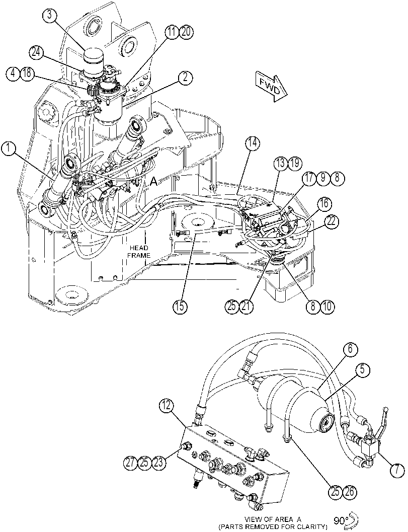 HYDRAULIC AR-FELLING 4377262 CAT