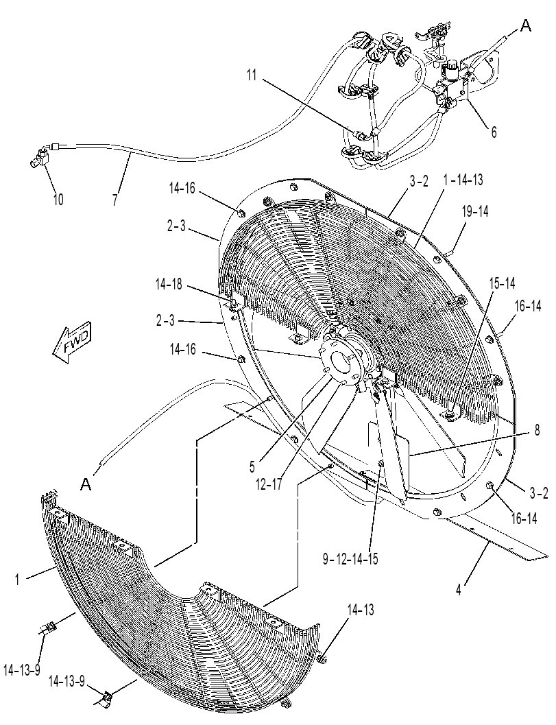 FAN AR-BLOWER 3779800 CAT