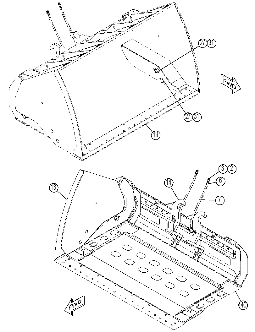 BUCKET AS-MULTIPURPOSE 3617404 CAT