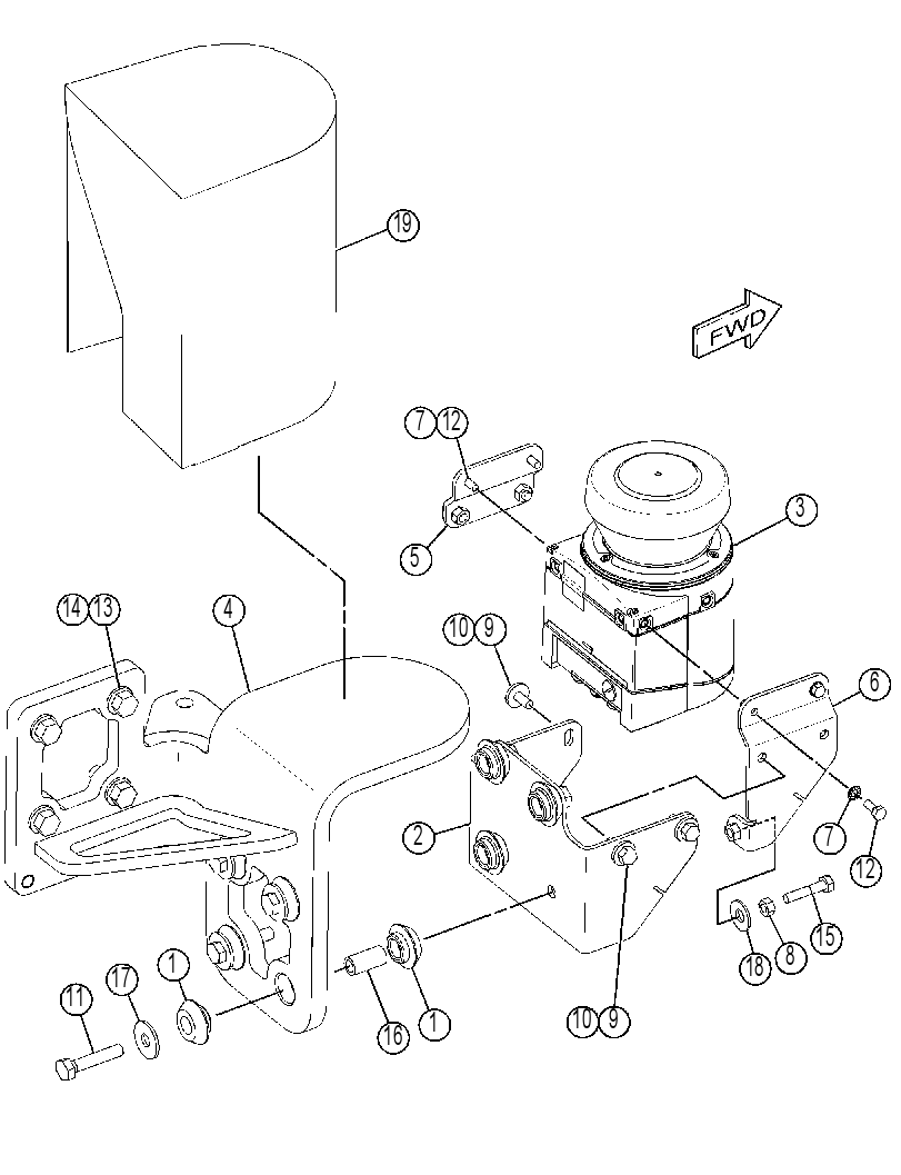 SENSOR & MTG GP-LADAR 3799911 CAT