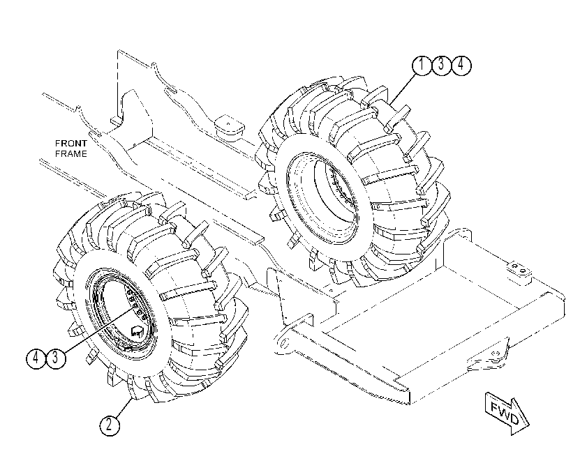 WHEEL GP-FRONT 3793203 CAT