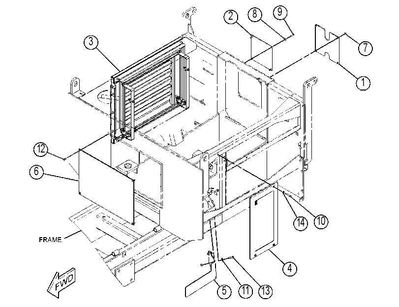 COVER GP-SCREED 4340420 CAT