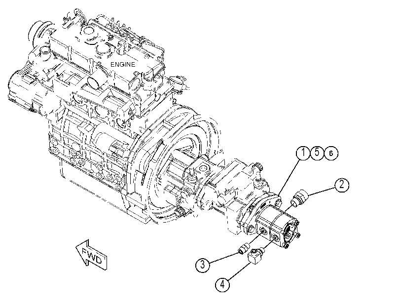 PUMP & MTG GP-HYDRAULIC FAN 4440101 CAT