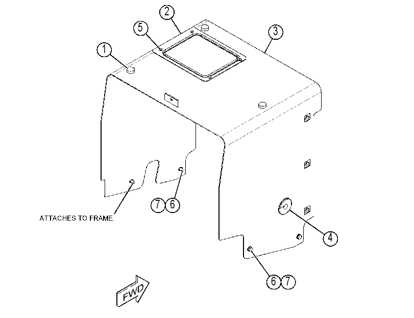 EXTENSION GP-MAIN FRAME 4605195 CAT