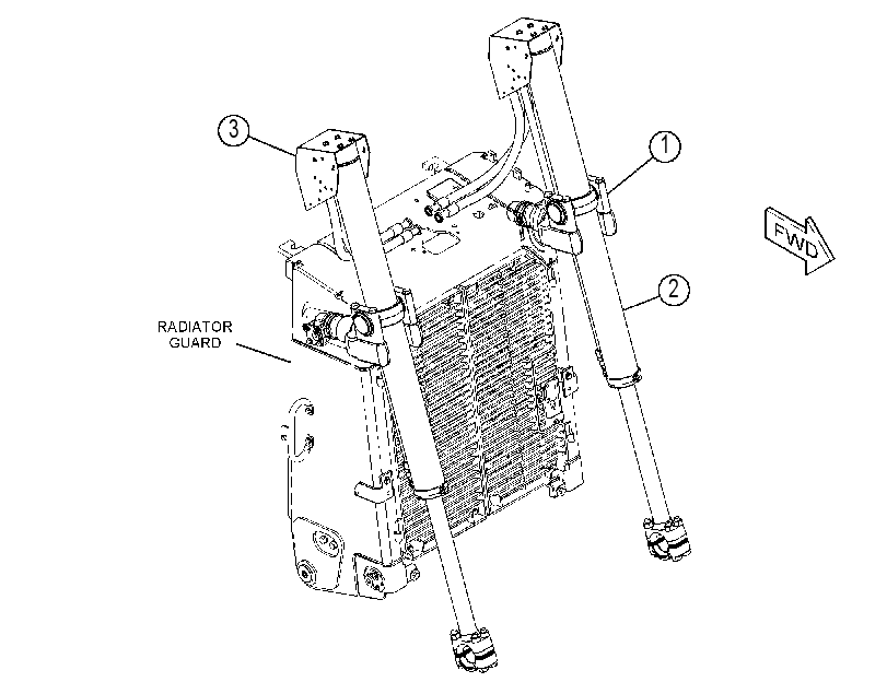 CYLINDER AR-LIFT 3898233 CAT