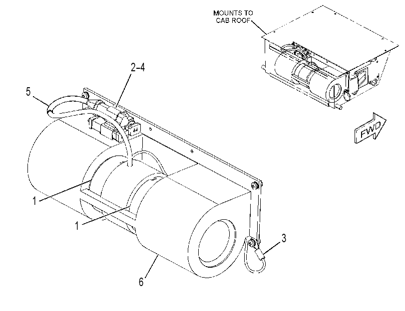 FAN GP 2418702 CAT