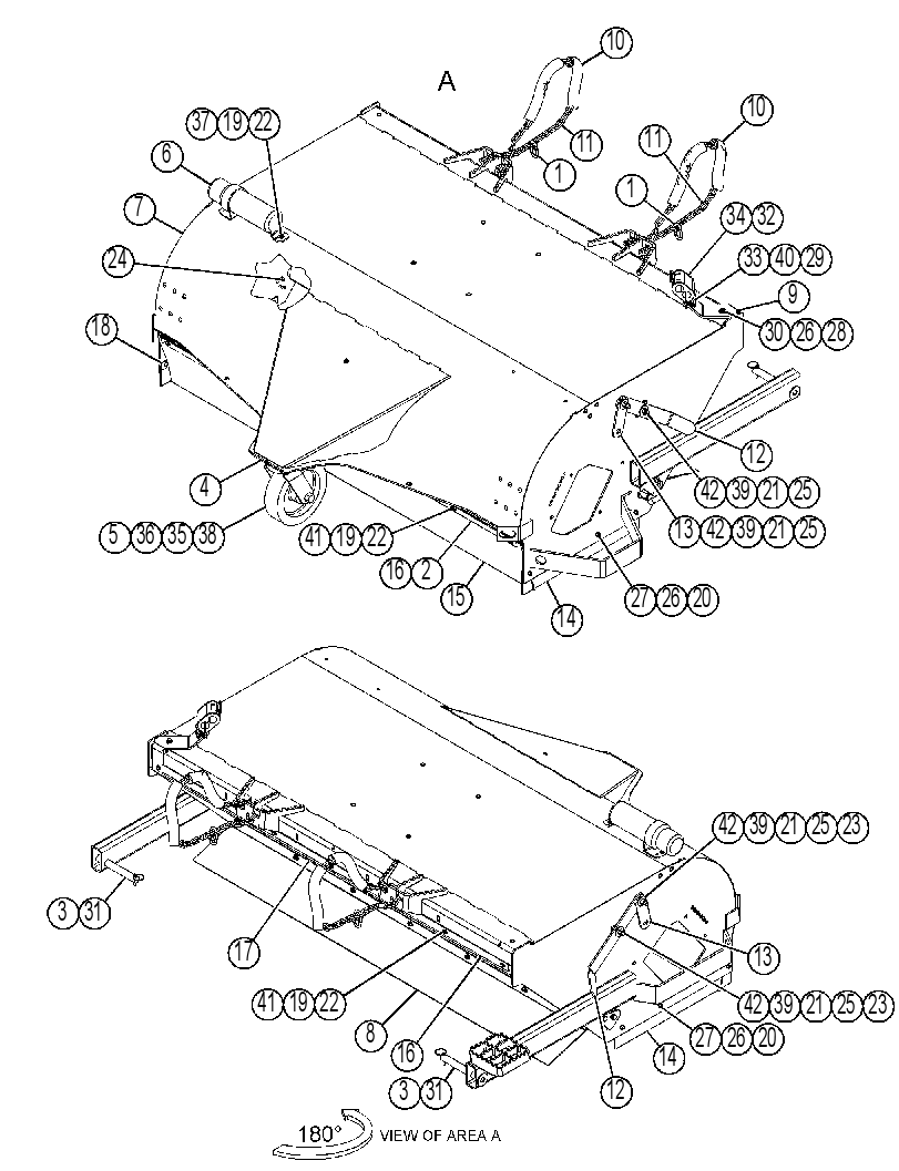 FRAME GP-BROOM 4485682 CAT