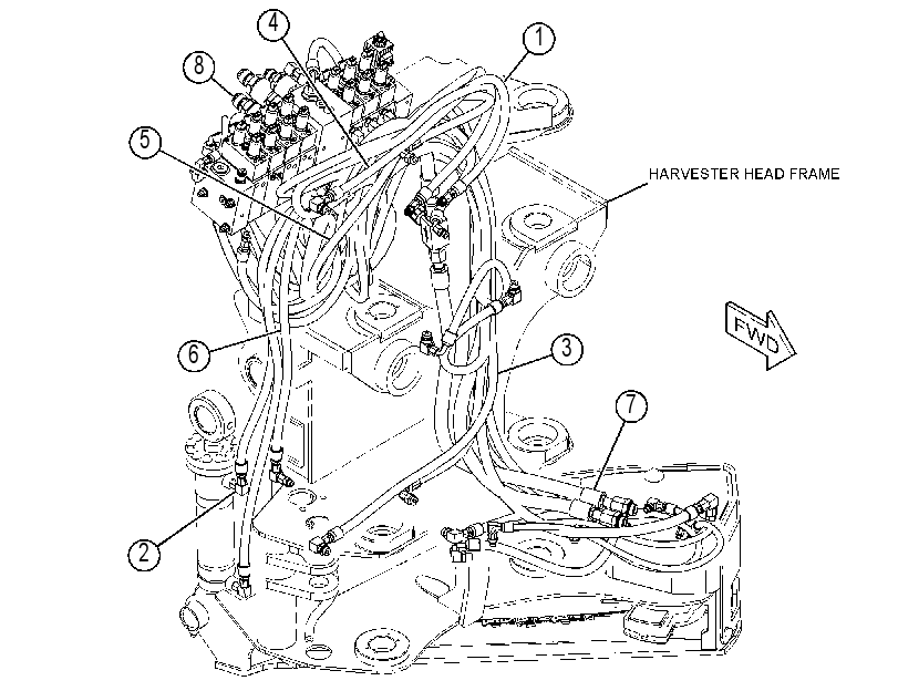 HYDRAULIC AR-HARVESTER HEAD 4570507 CAT