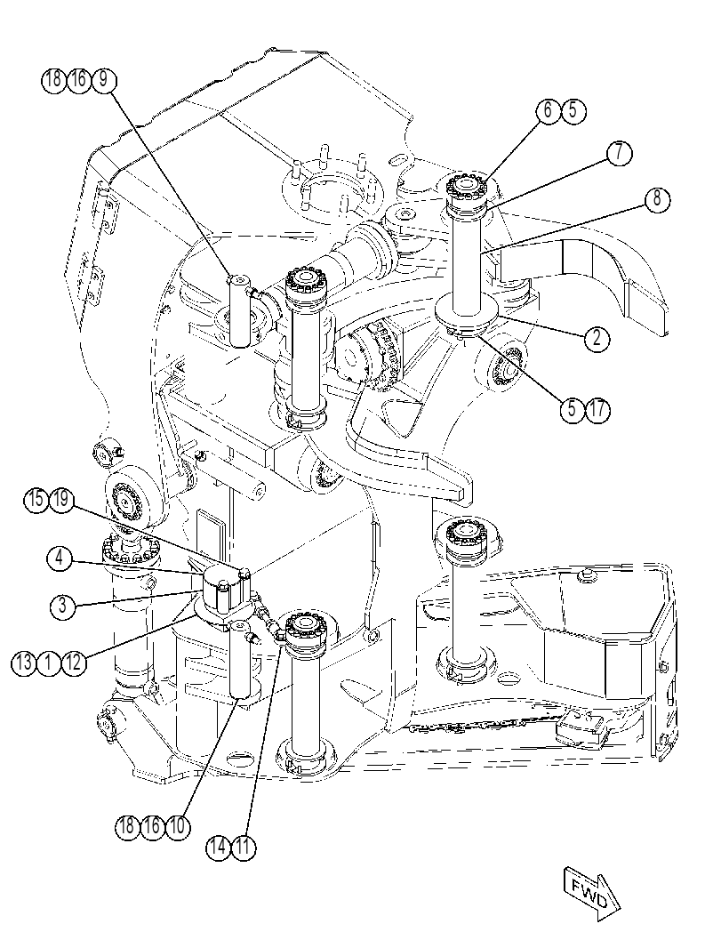 PIN GP-GRAPPLE 4570535 CAT