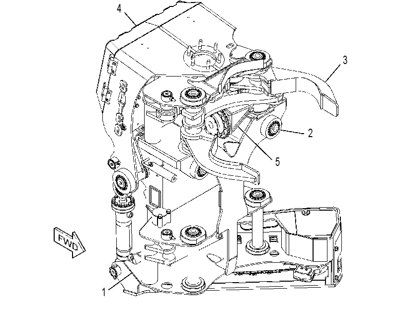 FRAME GP-HARVESTER HEAD 4570506 CAT