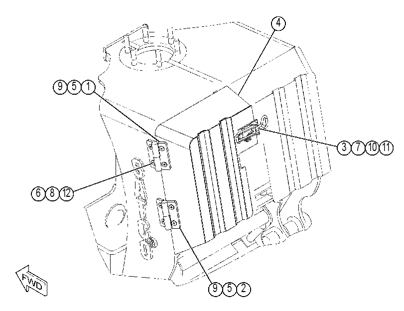 COVER GP-FRAME 4570520 CAT
