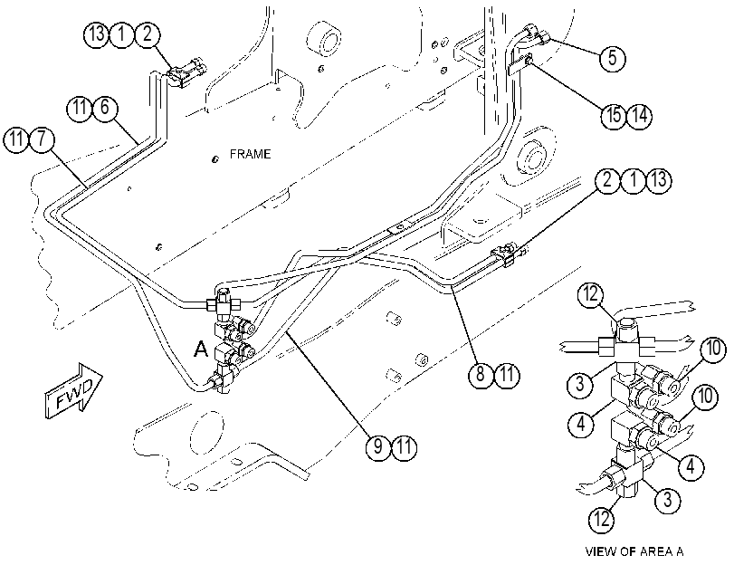 LINES GP-LIFT & TILT CYLINDER 4419167 CAT