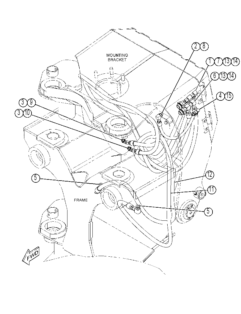 LINES GP-WORK TOOL 4570566 CAT
