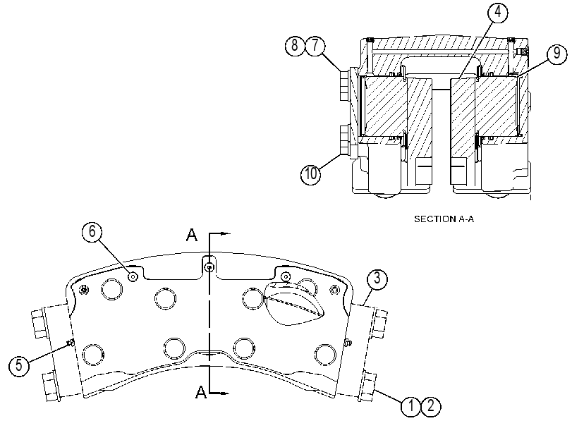 BRAKE GP-HYD CALIPER SERVICE 4315763 CAT
