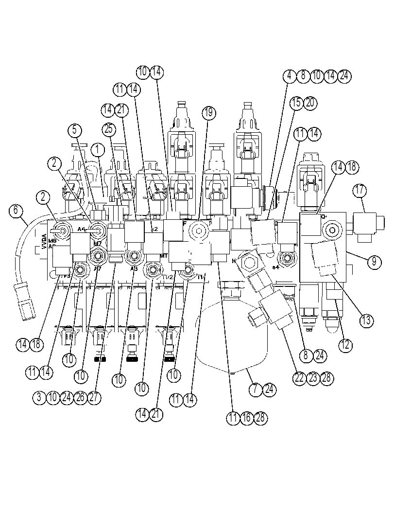 Клапан управляющий 4502990 CAT