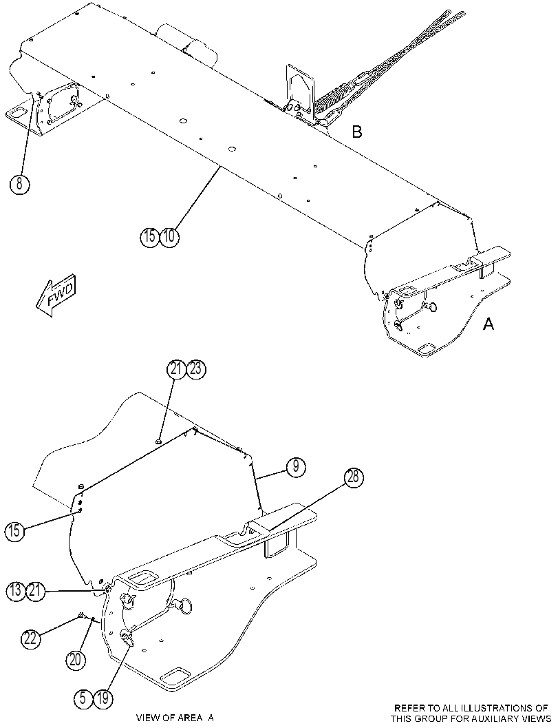 FRAME GP-BROOM 4485675 CAT