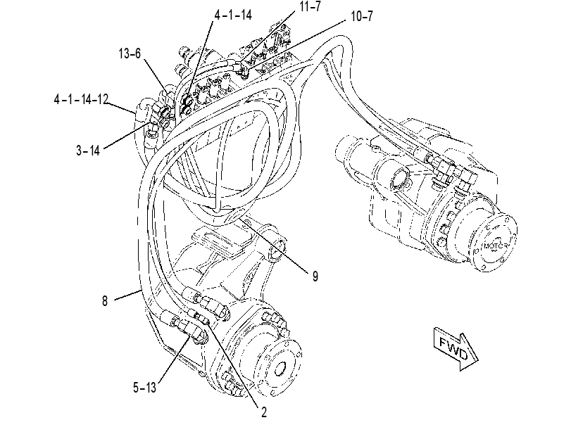 LINES GP-WORK TOOL 4570589 CAT