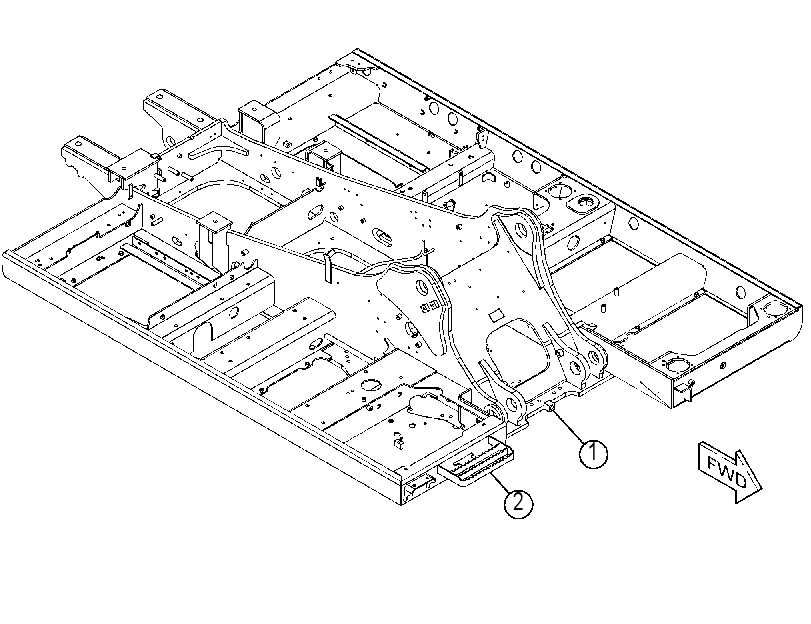 FRAME AS-UPPER 4261311 CAT