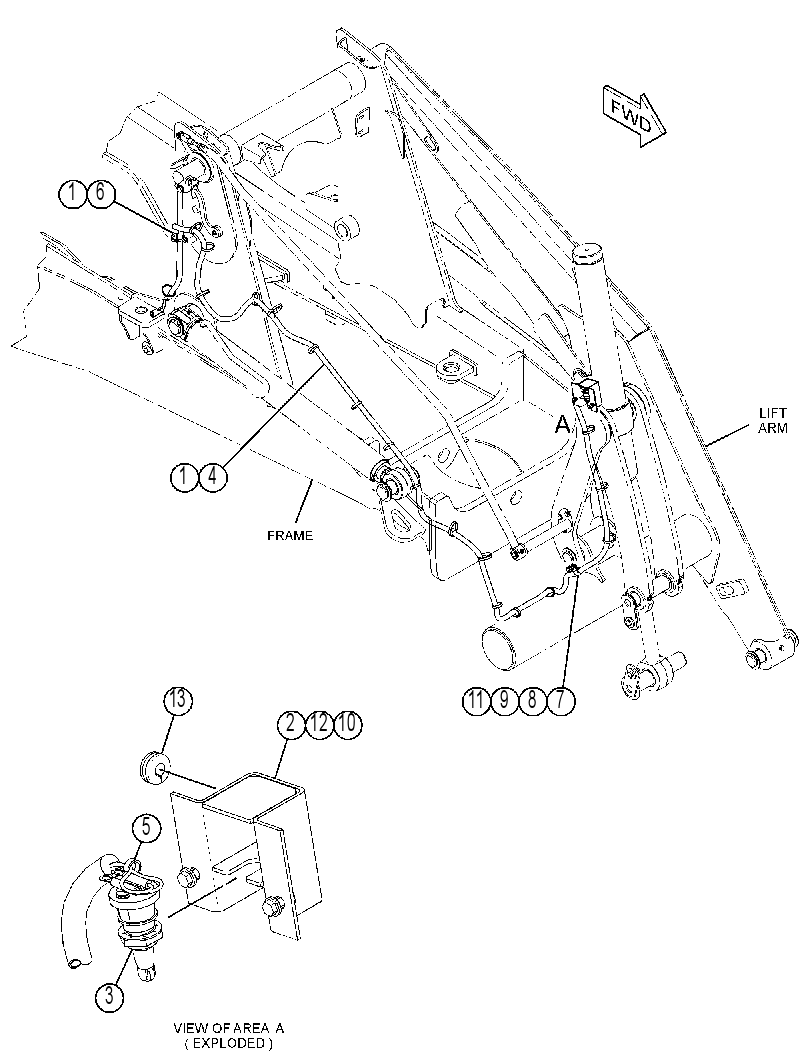 WIRING GP-KICKOUT & POSITIONER 3876689 CAT