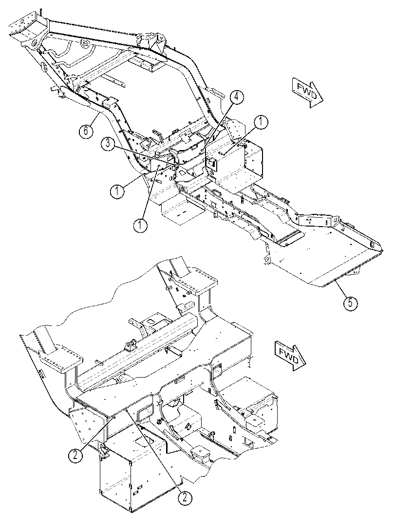 FRAME GP-MAIN 4218254 CAT