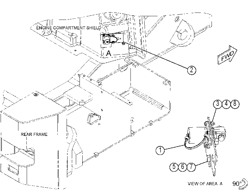 RECEPTACLE GP-AUXILIARY START 4674179 CAT
