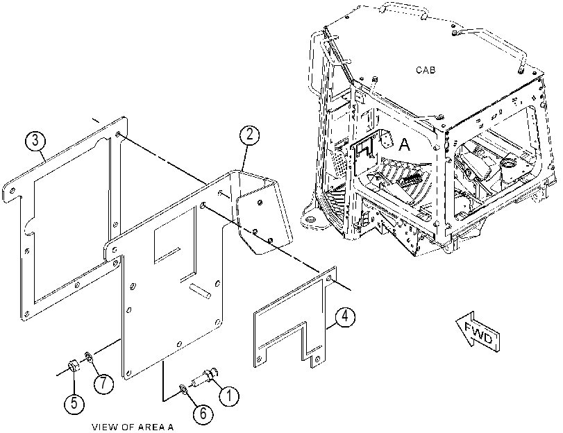 PLATE GP-MOUNTING 4220158 CAT