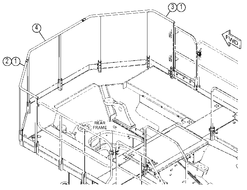 GUARDRAIL GP 4550102 CAT