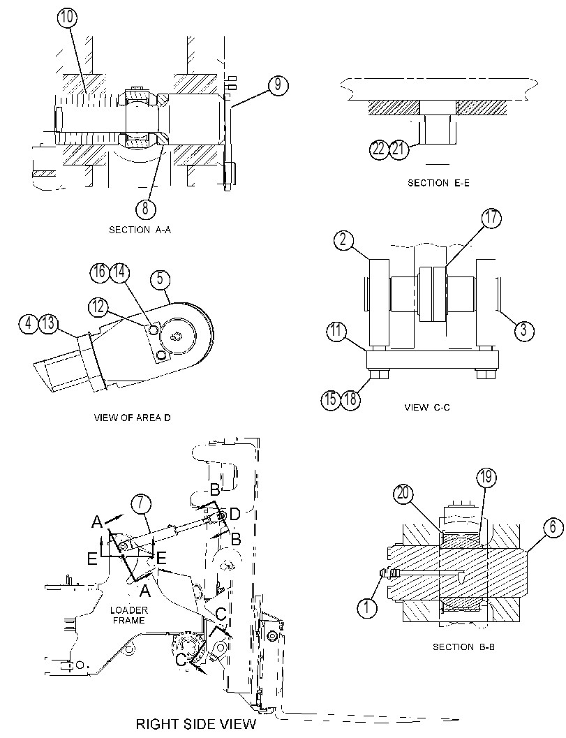 CYLINDER & MTG GP-TILT 2616898 CAT