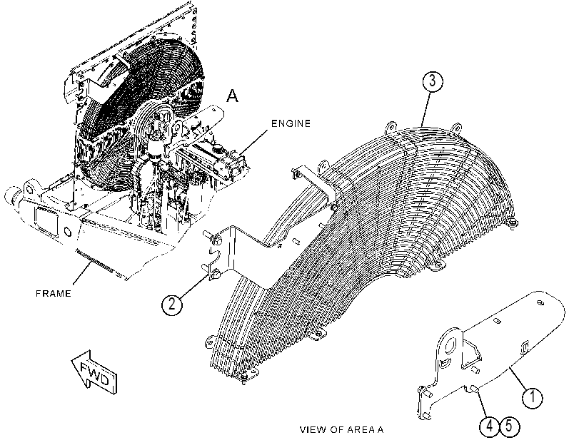 MOUNTING GP-BRACKET 3838222 CAT