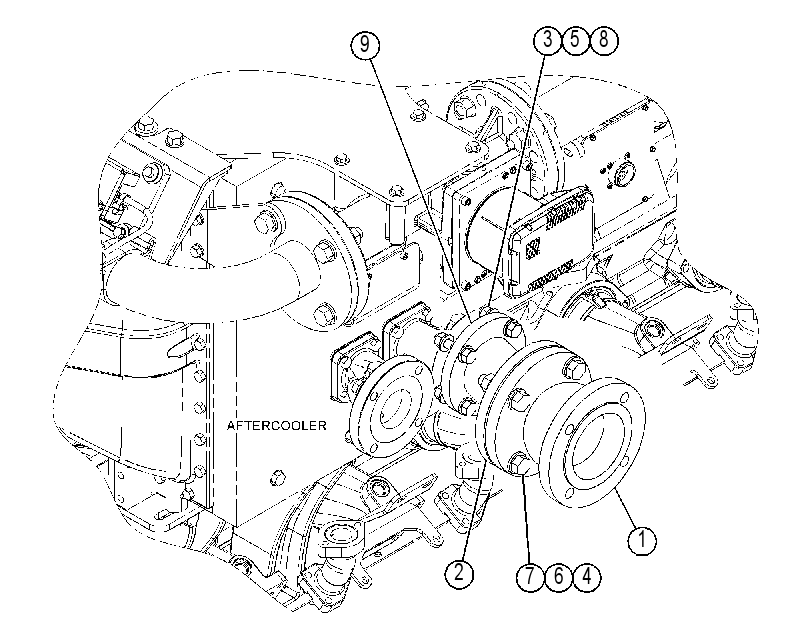 Подключение водяное 4572115 CAT