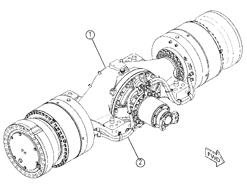AXLE AR-REAR 4304297 CAT
