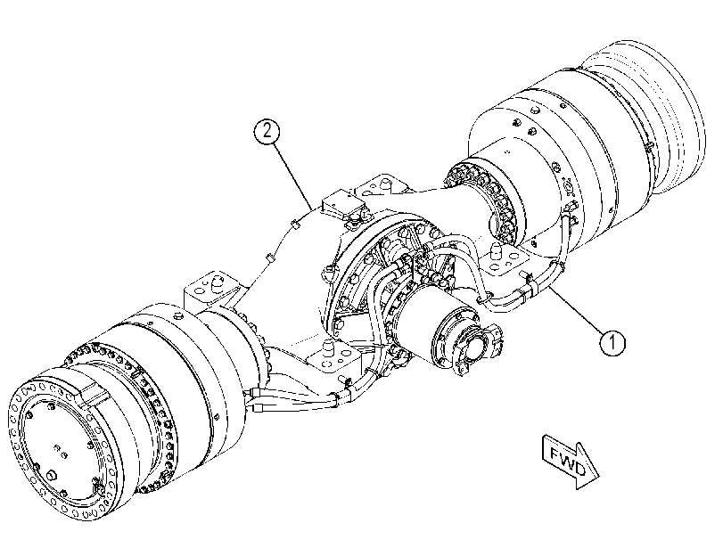 AXLE AR-REAR 4304298 CAT