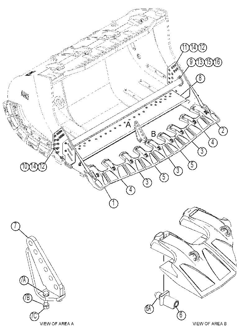Режущая кромка 4424010 CAT