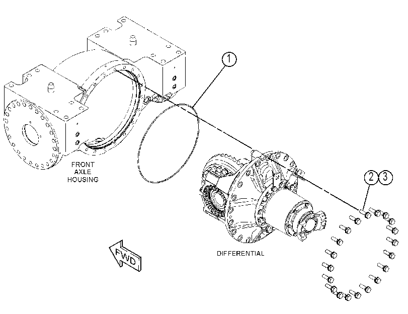 MOUNTING GP-DIFFERENTIAL 4385506 CAT