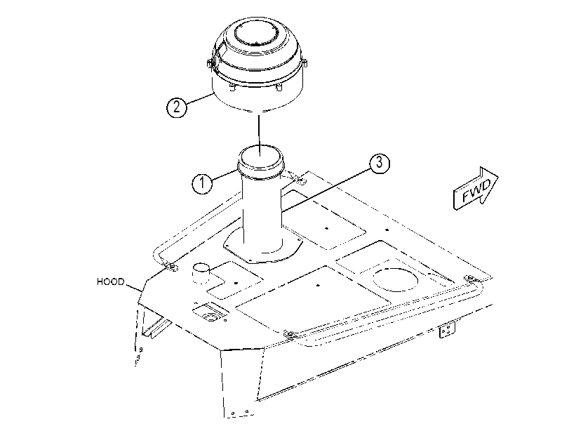 PRECLEANER AS 3961495 CAT