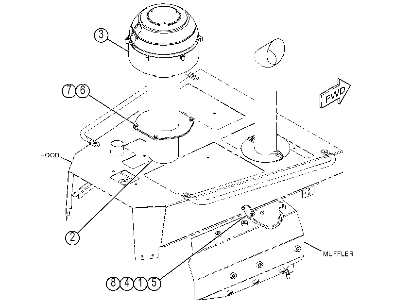 PRECLEANER AR 3912224 CAT