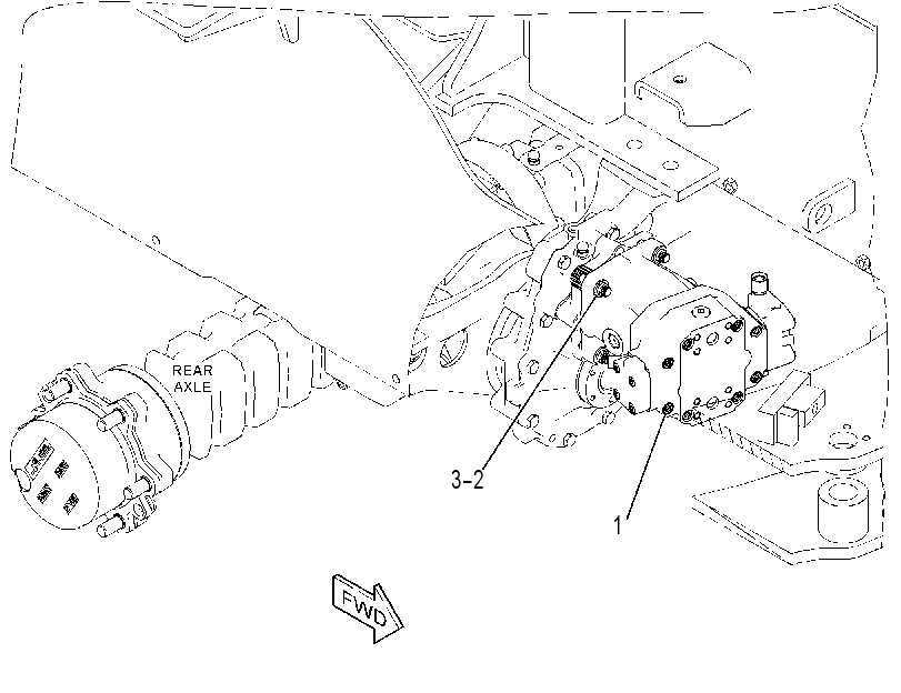 MOTOR & MTG GP-HYDROSTATIC 4526247 CAT