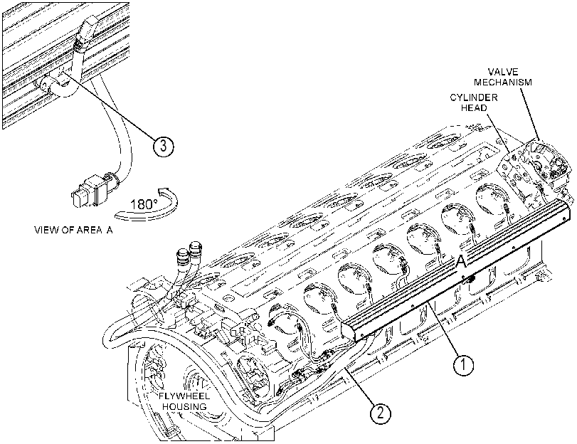 Проводка двигателя 4186812 CAT